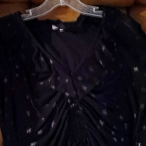 Ultra Flirt blk dress shirt